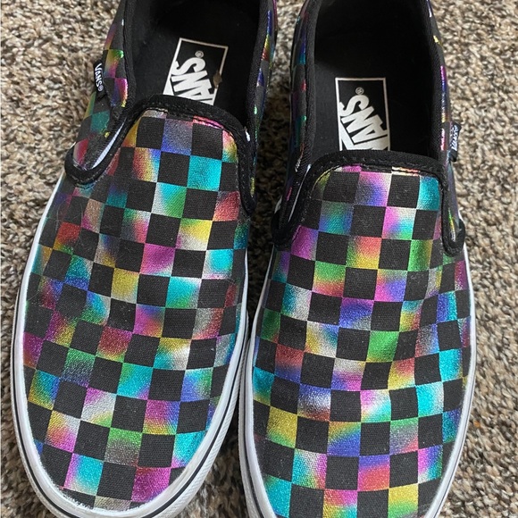Vans Shoes - Vans- metallic multicolored woman’s size 8.5